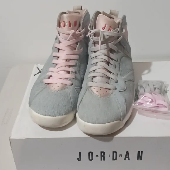 Mens air jordan 7 retro se size 11 comes with pink and grey shoe lace used CT8528-002 Nike Air Jordan 7 SE Hare 2.0 Neutral Grey Summit  main image 3